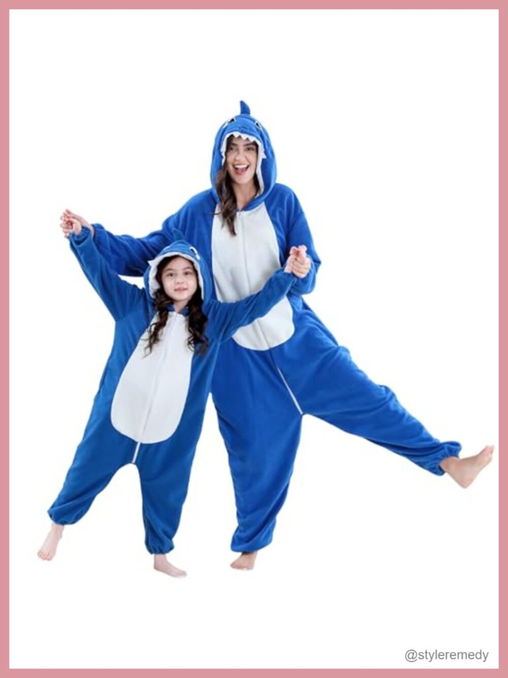 Unisex Adult Kids Animal Onesie Pajama Halloween Cosplay Fleece Romper